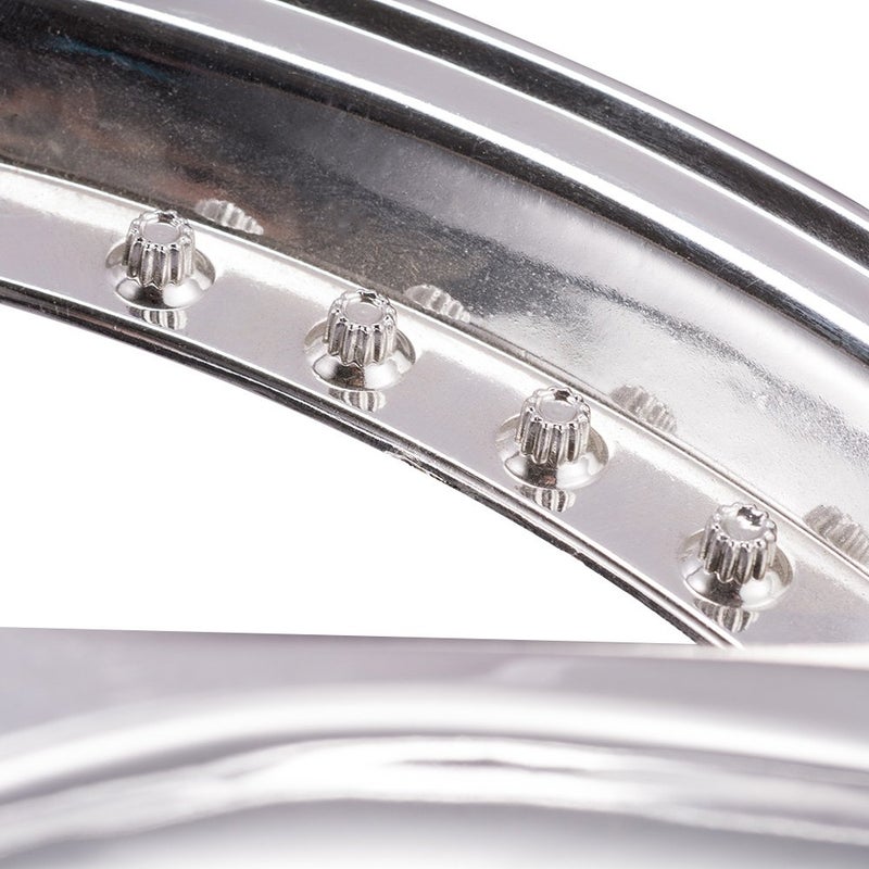 ATMOMO 12 Inch Silver Wheel Cover Kit 12'' Hubcap Wheel Cover Electrosilvering Pack of 4 - Image 4